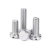 Picture of 304 stainless steel slotted cylindrical head screw gb65 pan head round head screw m1.6m2.5m3m4m5m6