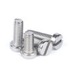 Picture of 304 stainless steel slotted cylindrical head screw gb65 pan head round head screw m1.6m2.5m3m4m5m6