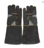 Picture of Professional Modern Comfortable Leather Barbecue Baking Heat Insulation Protective Safety Gloves