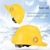 Picture of Summer ventilation cooling construction helmet double fan hat with lithium battery rechargeable safety helmet