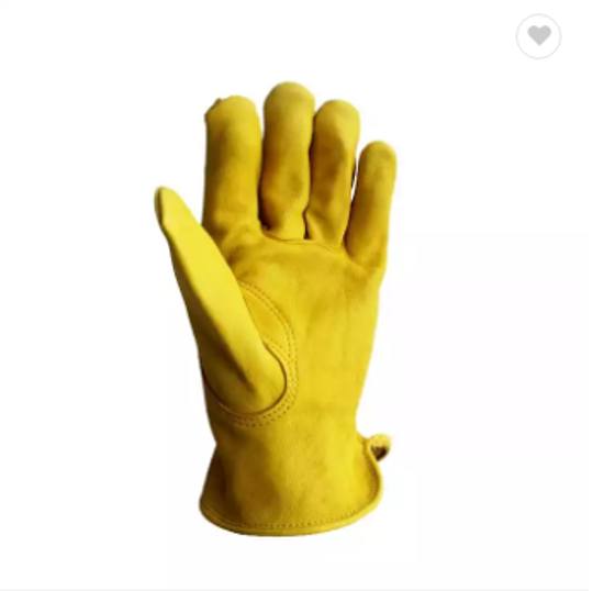 Picture of Natural sheepskin shipyard workshop operation outdoor sports protective safety gloves