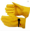 Picture of Strong and Durable Natural Leather Comfortable Non-Slip Wrist Adjustment Work Sports Safety Gloves