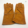 Picture of Well-crafted natural cowhide heat insulation and high temperature resistance plus cotton-filled safety gloves