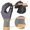 Picture of wholesale industrial construction hand garden work safety nitrile foam coated gloves