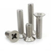 Picture of Customized DIN965 Metric Stainless Steel M2 M2.5 M3 M4 M5 M6 Cross Recessed Flat Countersunk Head Machine Screw