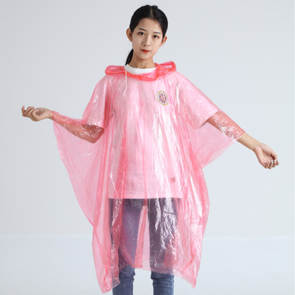Picture of PE disposable poncho