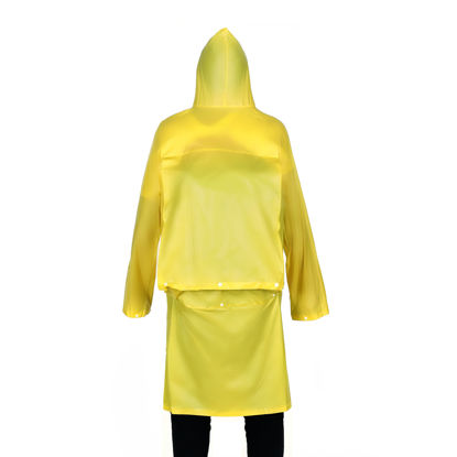 Picture of PEVA adult raincoat with backpack