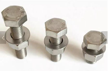 Picture of Stainless Steel SS304 Hex Bolt With Hex But DIN933