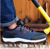 Picture of Wholesale men's anti-smashing anti-piercing wear-resistant rubber sole safety shoes work shoes