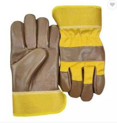 Picture of Contrast color design workshop special protective safety gloves for electric welding