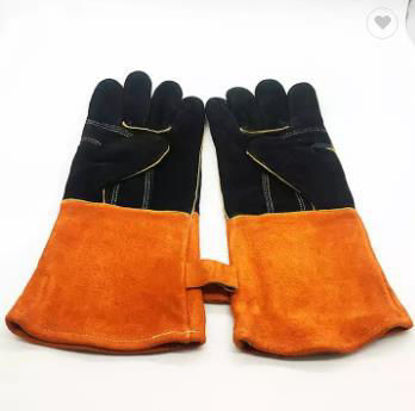 Picture of Factory direct supply comfortable cowhide barbecue microwave oven gardening welding protective safety gloves
