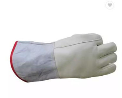 Picture of Fine workmanship cowhide frozen processing cold-proof warm thickened protective safety gloves
