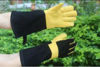 Picture of Accept customized cowhide barbecue microwave oven heat insulation protection welding safety gloves